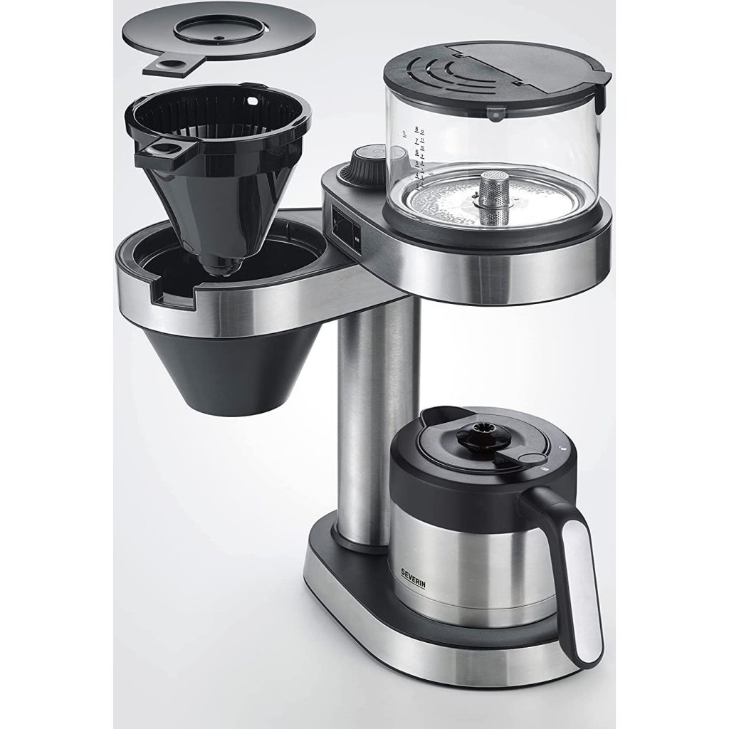 Filterkaffeemaschine KA 5763 CAPRICE, Silber, Severin