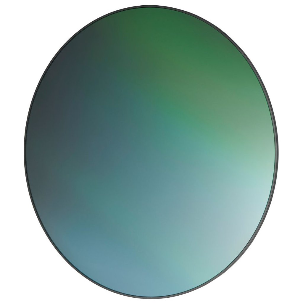 Wandspiegel ROUND 76 cm, grün, Fritz Hansen