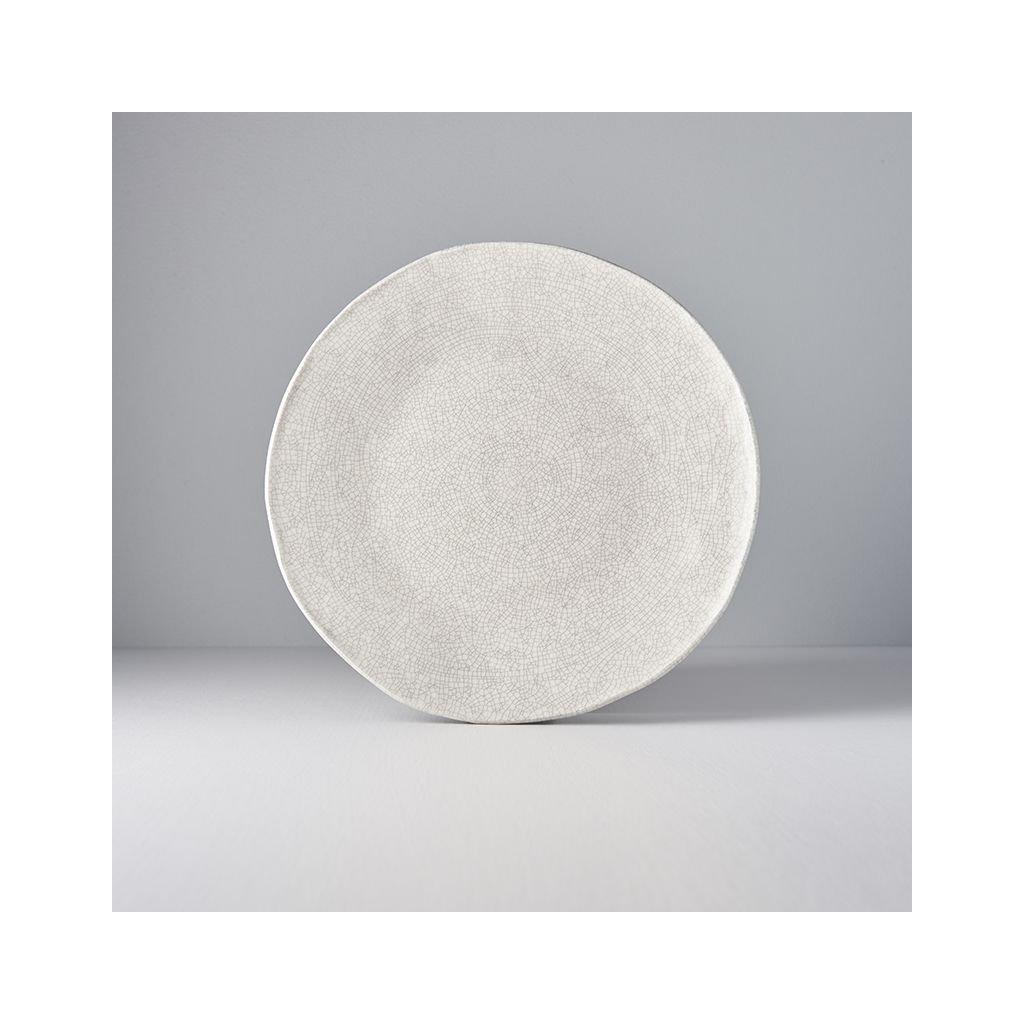 Speiseteller MODERN CRACK 27 cm, beige, Keramik, MIJ