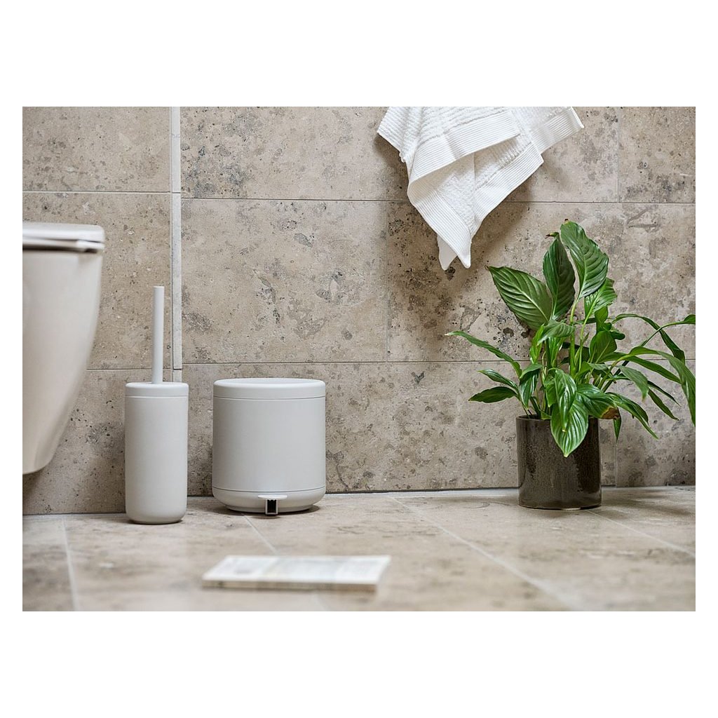 Badezimmer Mülleimer UME 4 l, hellgrau, Kunststoff, Zone Dänemark