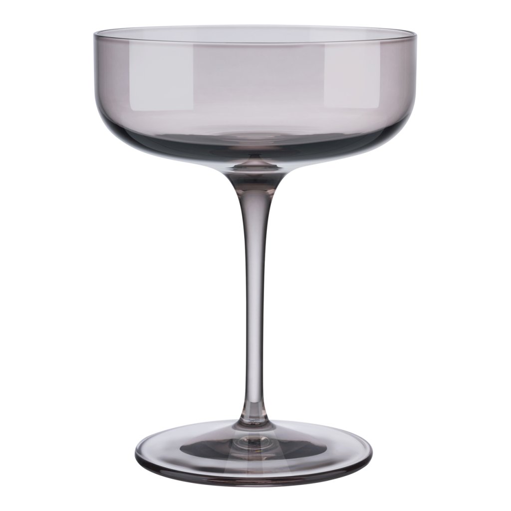 Champagnerglas FUUM, 4er-Set, braunes Glas, Blomus