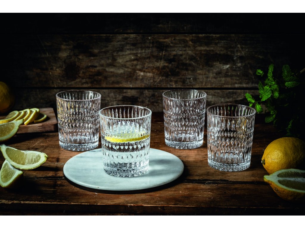 Whiskeygläser ETHNO, 4er-Set, 294 ml, klar, Nachtmann