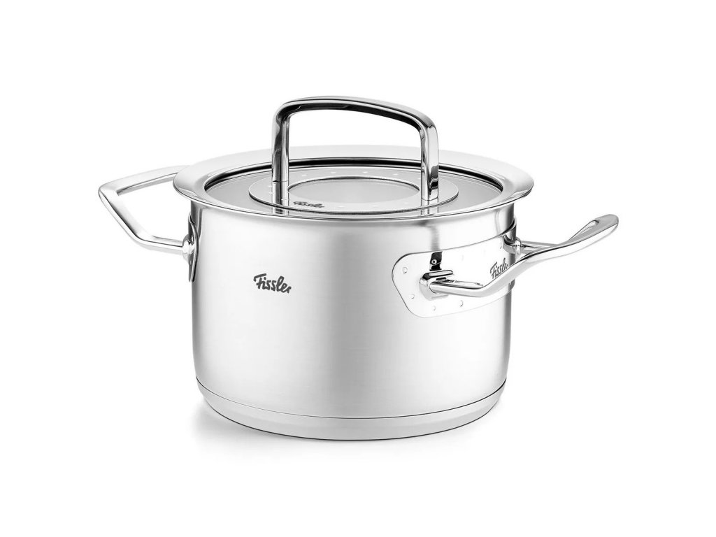 Topf ORIGINAL PROFI 16 cm, Silber, Edelstahl, Fissler