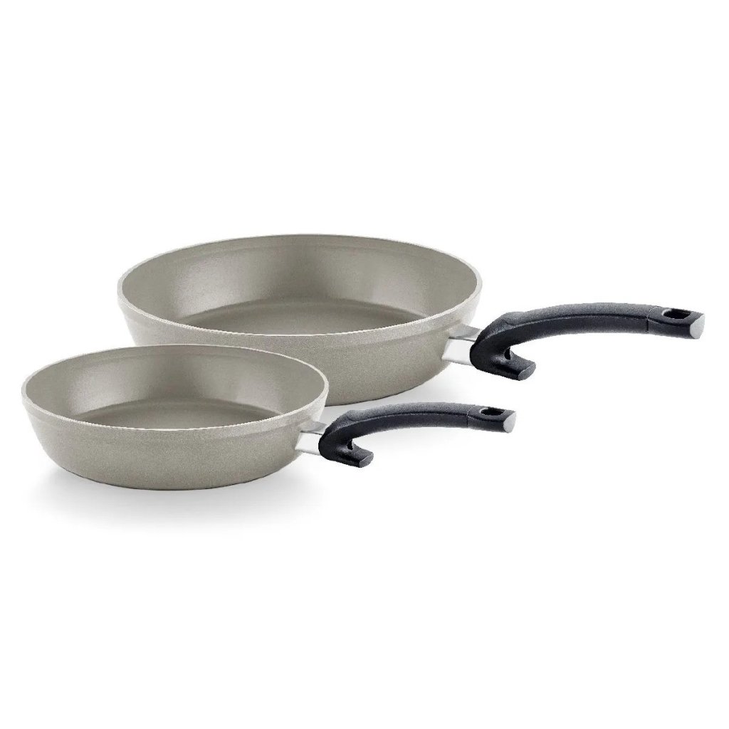 Pfannenset CERATAL COMFORT, 2er-Set, beige, Aluminium, Fissler