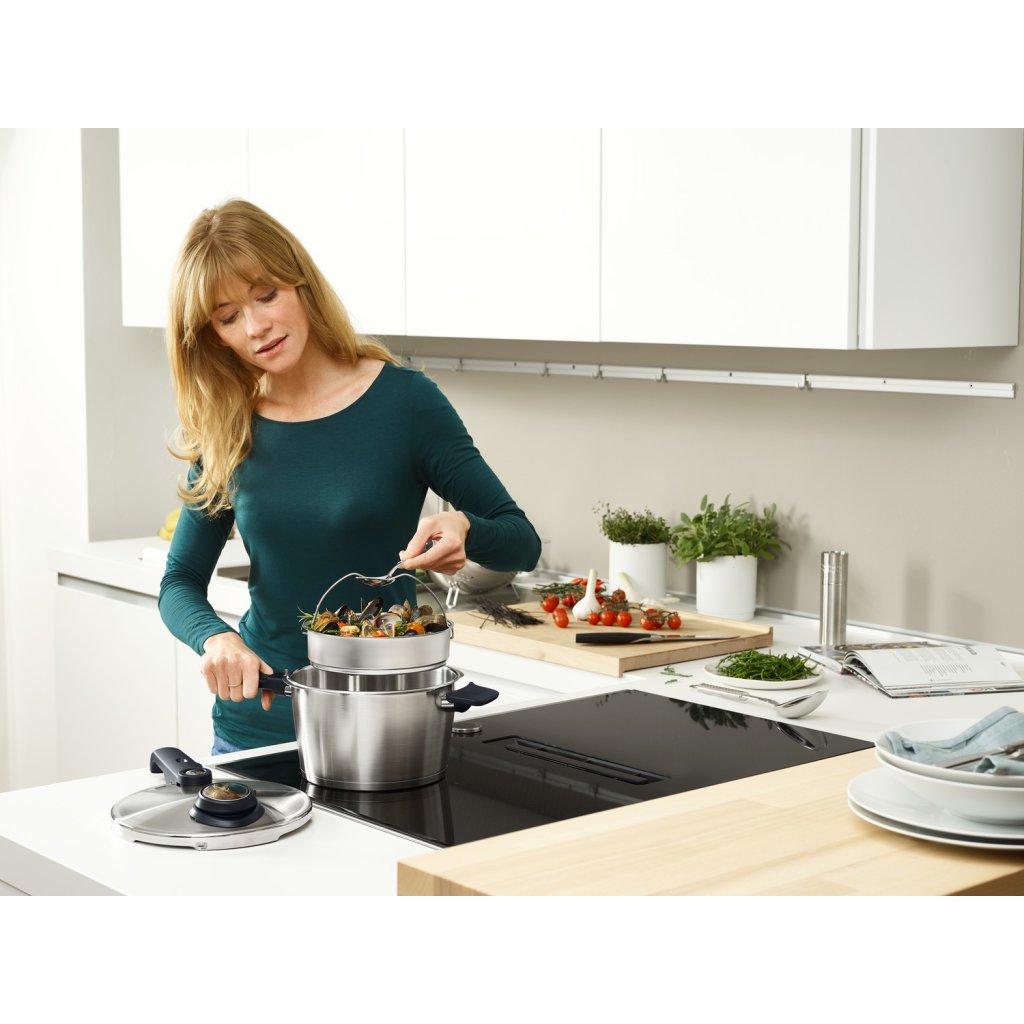 Schnellkochtopf VITAVIT PREMIUM, 2-teilig, 3,5 l + 4,5 l, Fissler