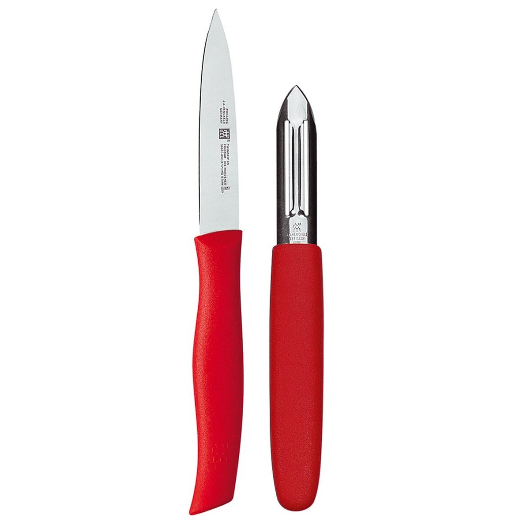 Allzwecksmesser und Schäler TWIN GRIP, rot, Zwilling