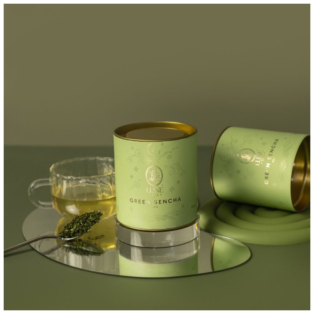 Grüner Tee SENCHA, 40 g Dose, Lune Tea