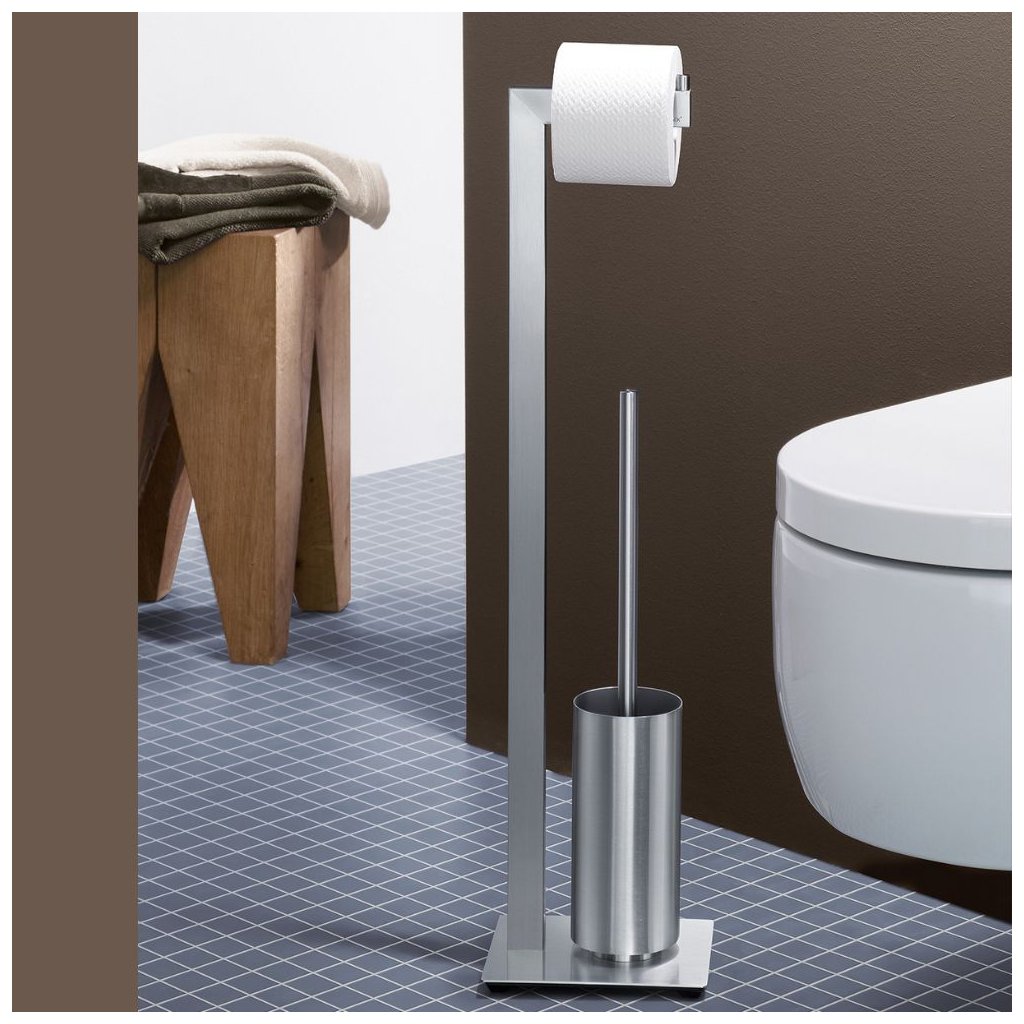 WC-Diener LINEA 72 cm, matt, Edelstahl, Zack