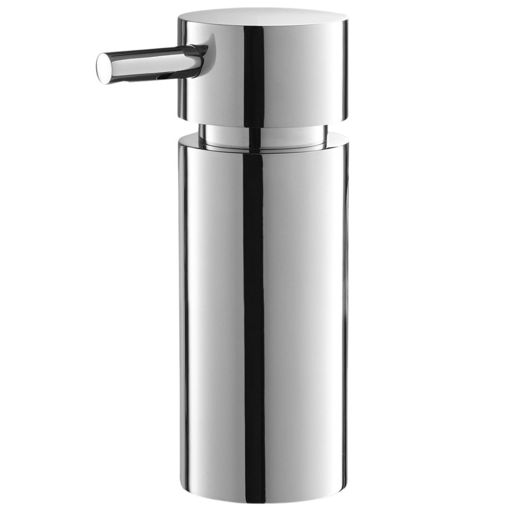Seifenspender TICO 130 ml, stehend, poliert, Edelstahl, Zack