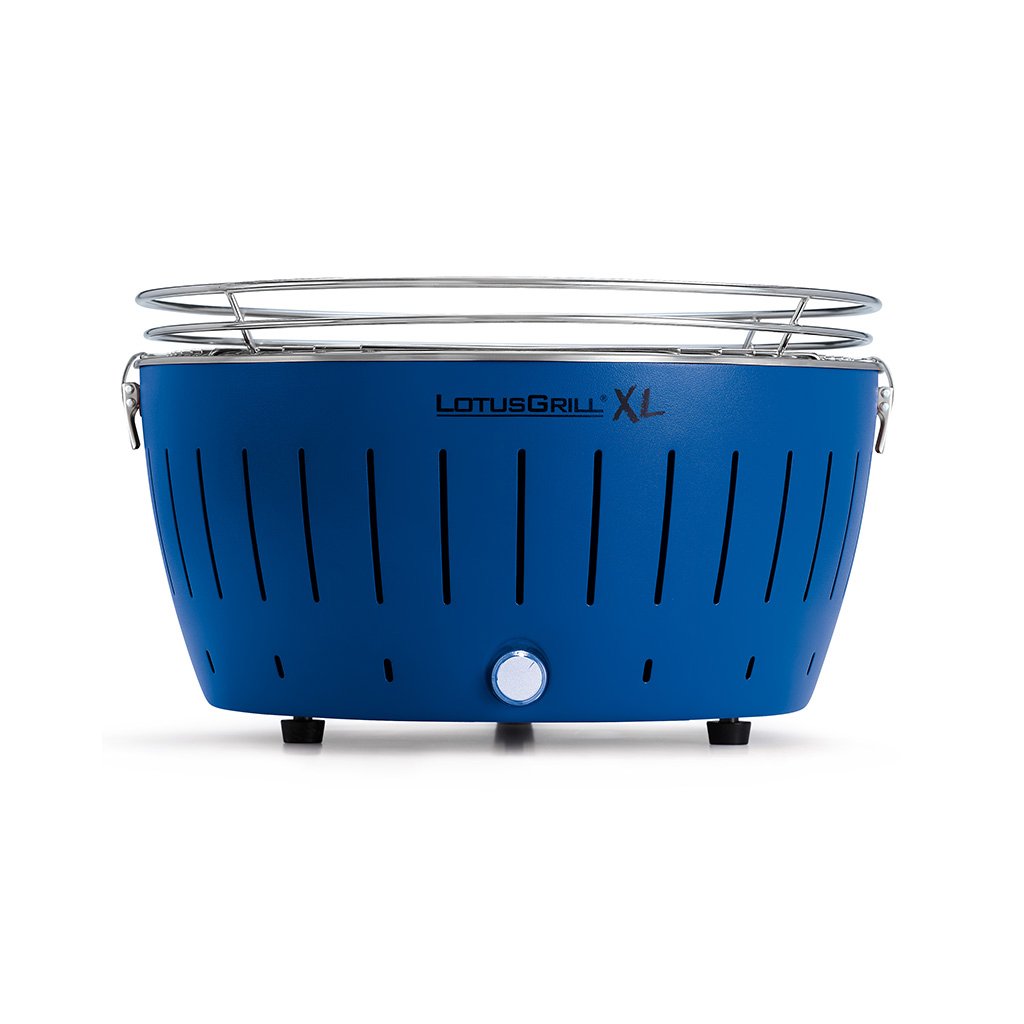 Tischgrill Holzkohlegrill XL, blau, LotusGrill