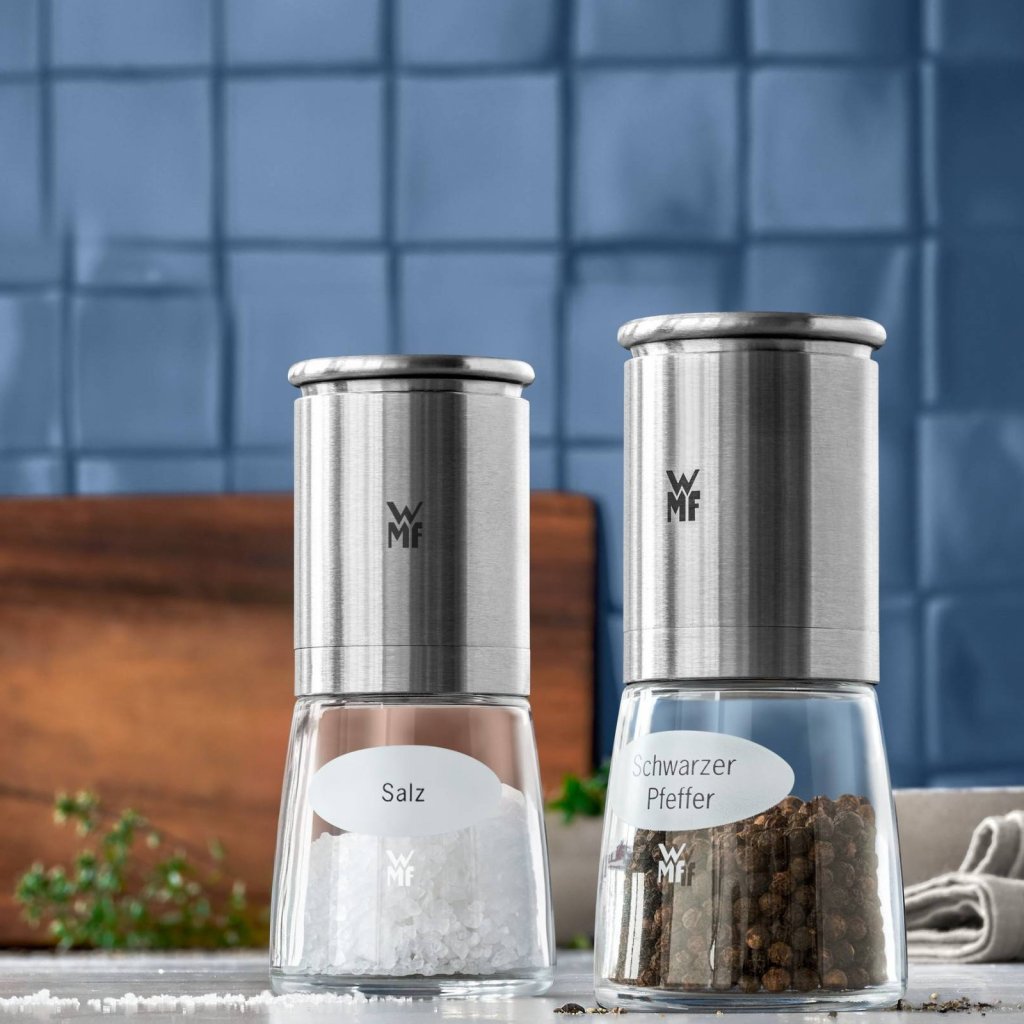 Salz- und Pfeffermühle Set DE LUXE, 2-teilig, Glas, WMF