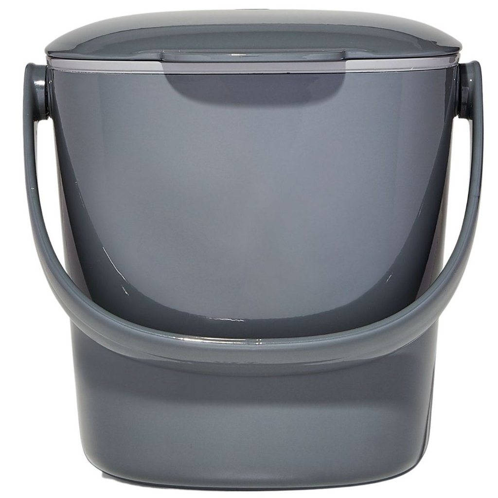 Biotonne EASY-CLEAN GOOD GRIPS 2,83 l, grau, kunststoff, OXO
