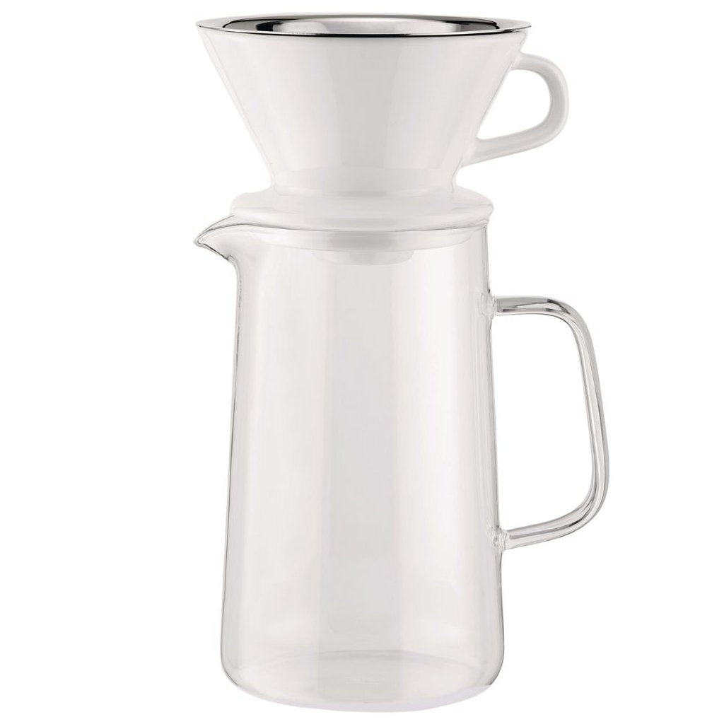 Kaffeefilterkanne SLOW COFFEE 24 cm, Glas, Alessi