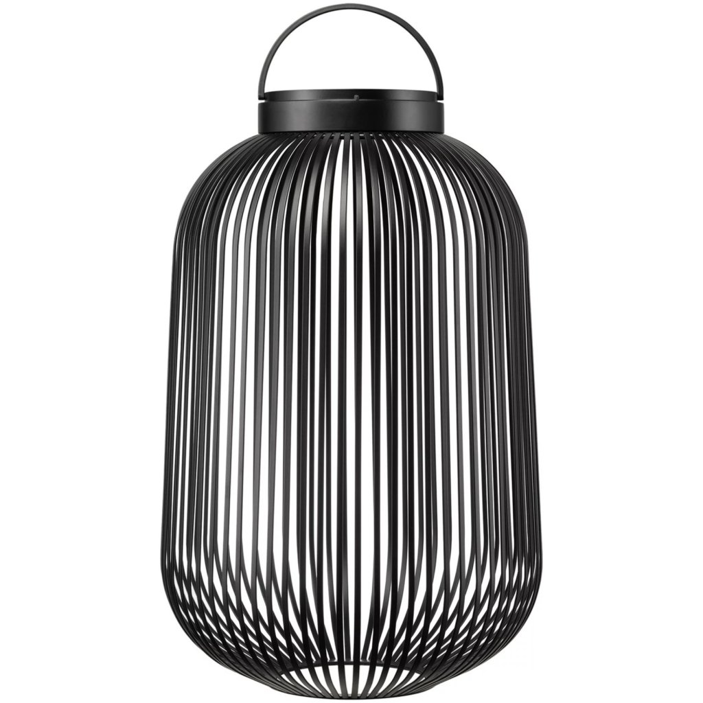 Tischlampe tragbar LITO M 49 cm, LED, schwarz, Stahl, Blomus
