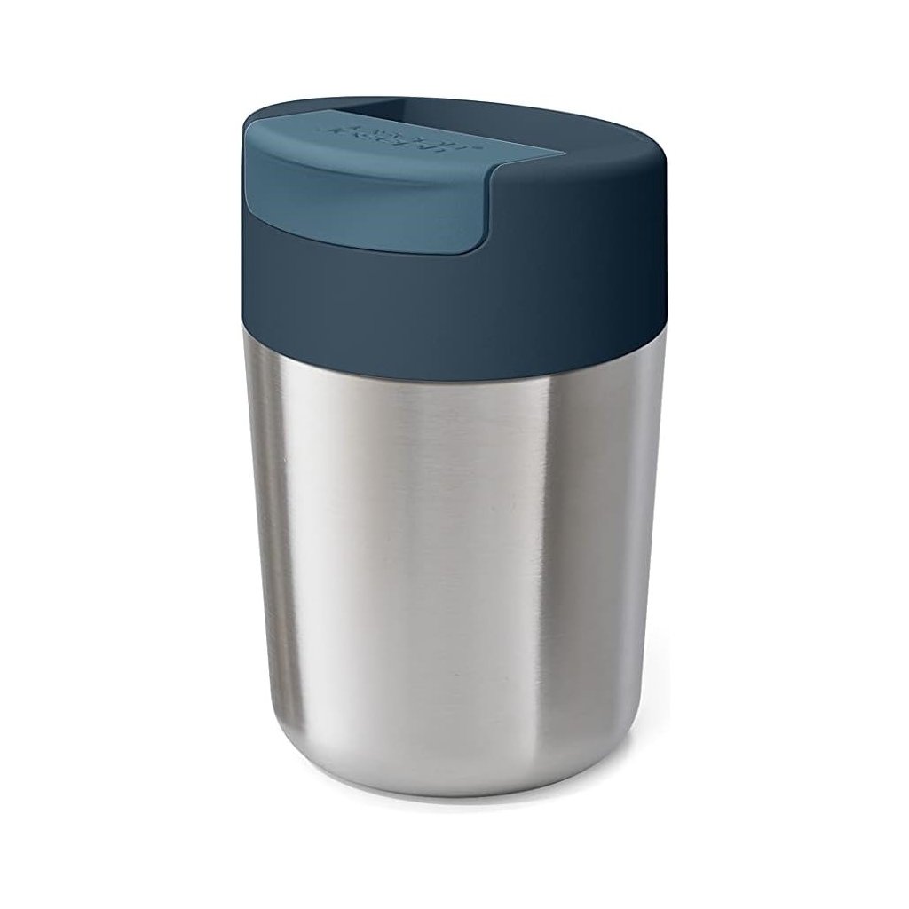 Reisebecher To Go Becher SIPP 81125 340 ml, silber, Edelstahl, Joseph Joseph
