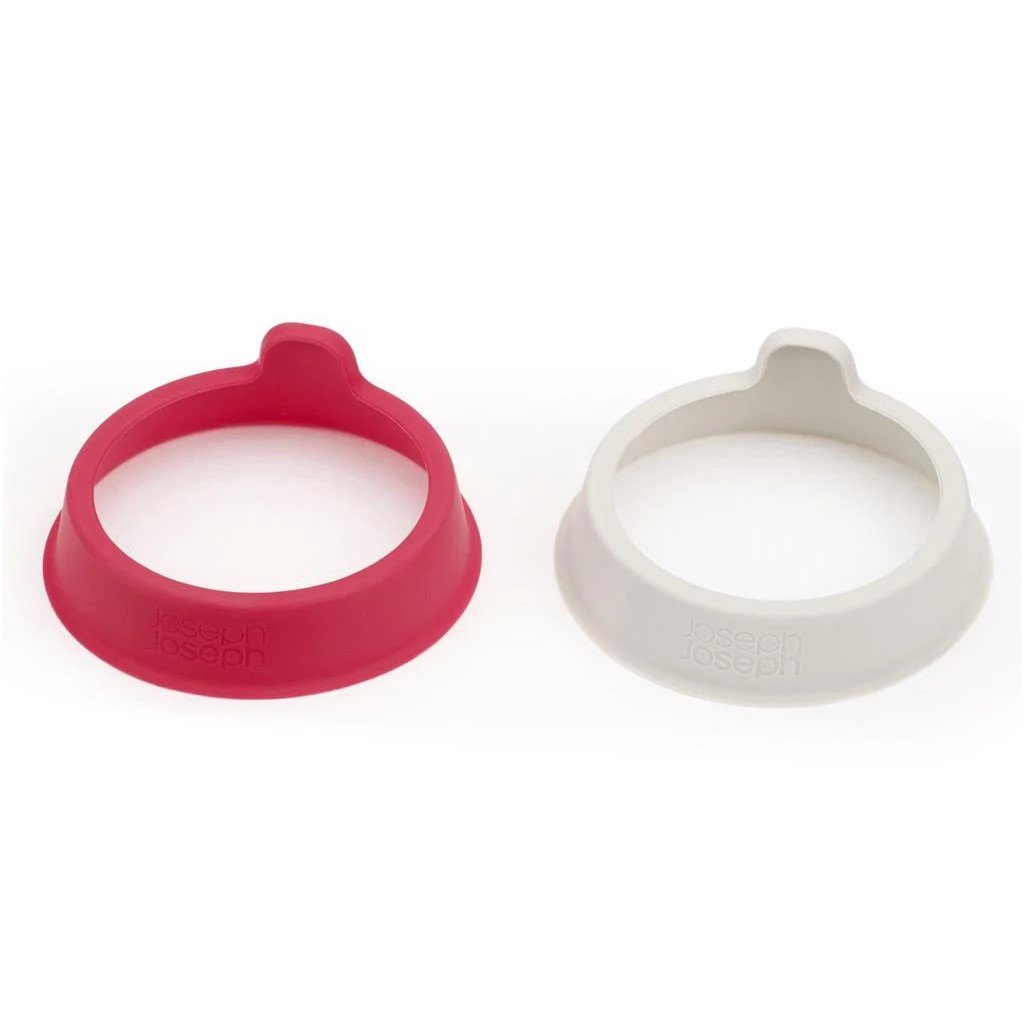 Eierringe Spiegeleiform DUO 20135 10 cm, 2er-Set, Silikon, Joseph Joseph