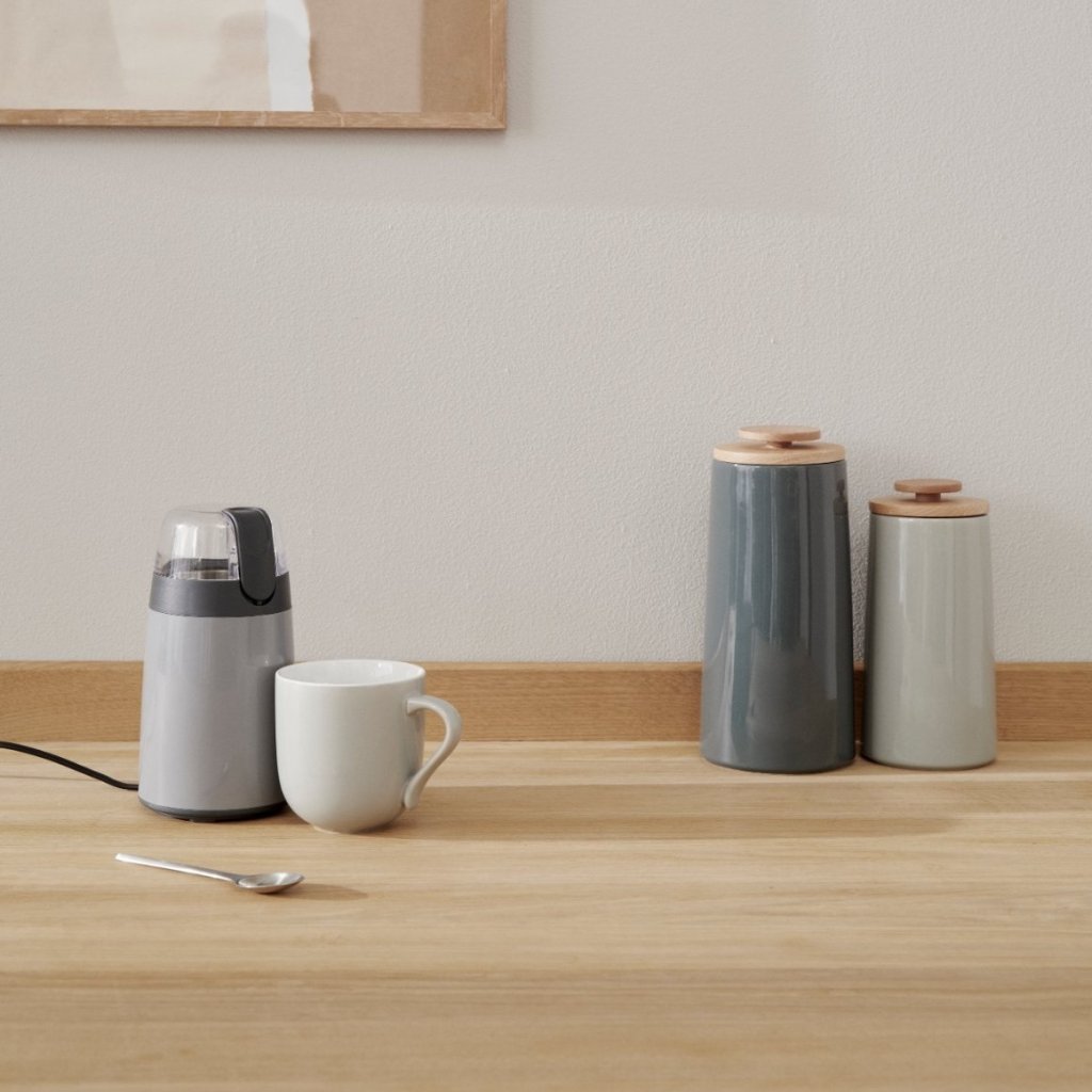 Vorratsdose EMMA 0,7 l, grau, Steingut, Stelton