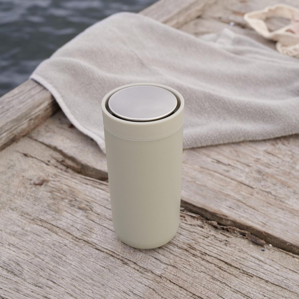 Reisebecher To Go Becher TO GO CLICK 400 ml, Mellow Yellow, Stelton