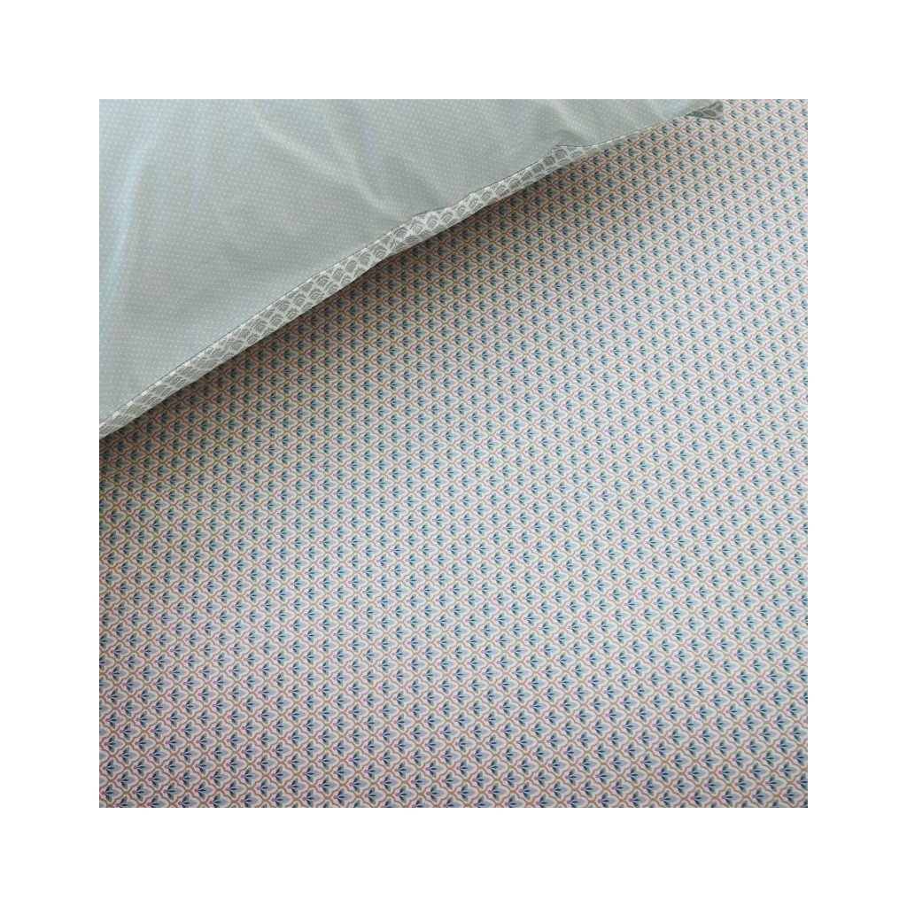 Spannbettlaken Doppelbett MI VIDA 180 x 200 cm, blau, Baumwollperkal, Pip Studio