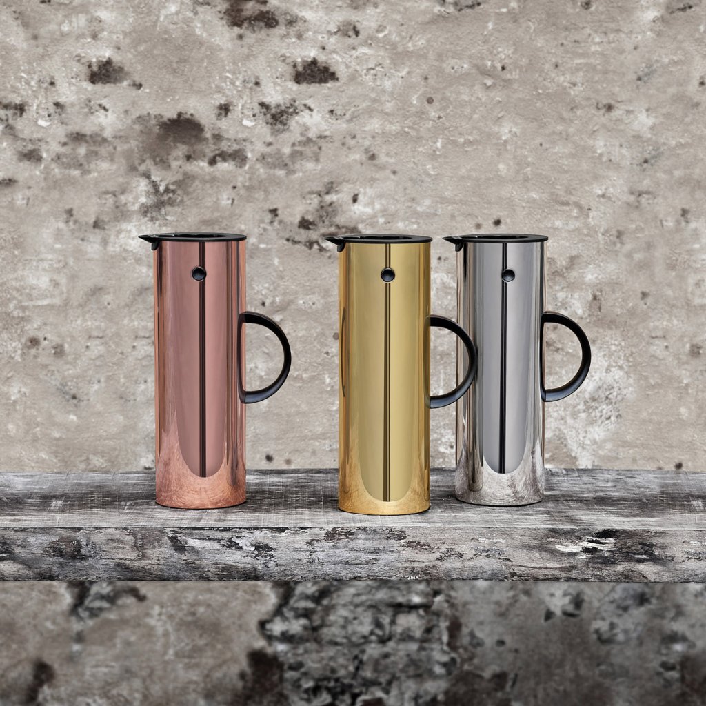 Isolierkanne EM77 1 l, silber, Edelstahl, Stelton