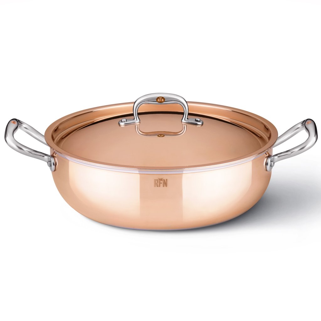 Bratentopf CON CLASSE 24 cm, Kupfer, Ruffoni