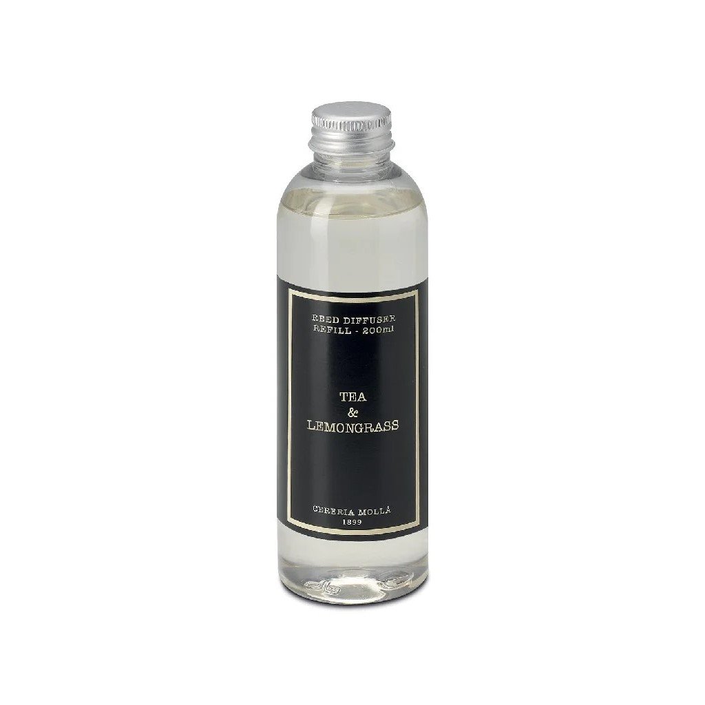 Diffusor Nachfüllung TEA & LEMONGRASS 200 ml, Cereria Mollá