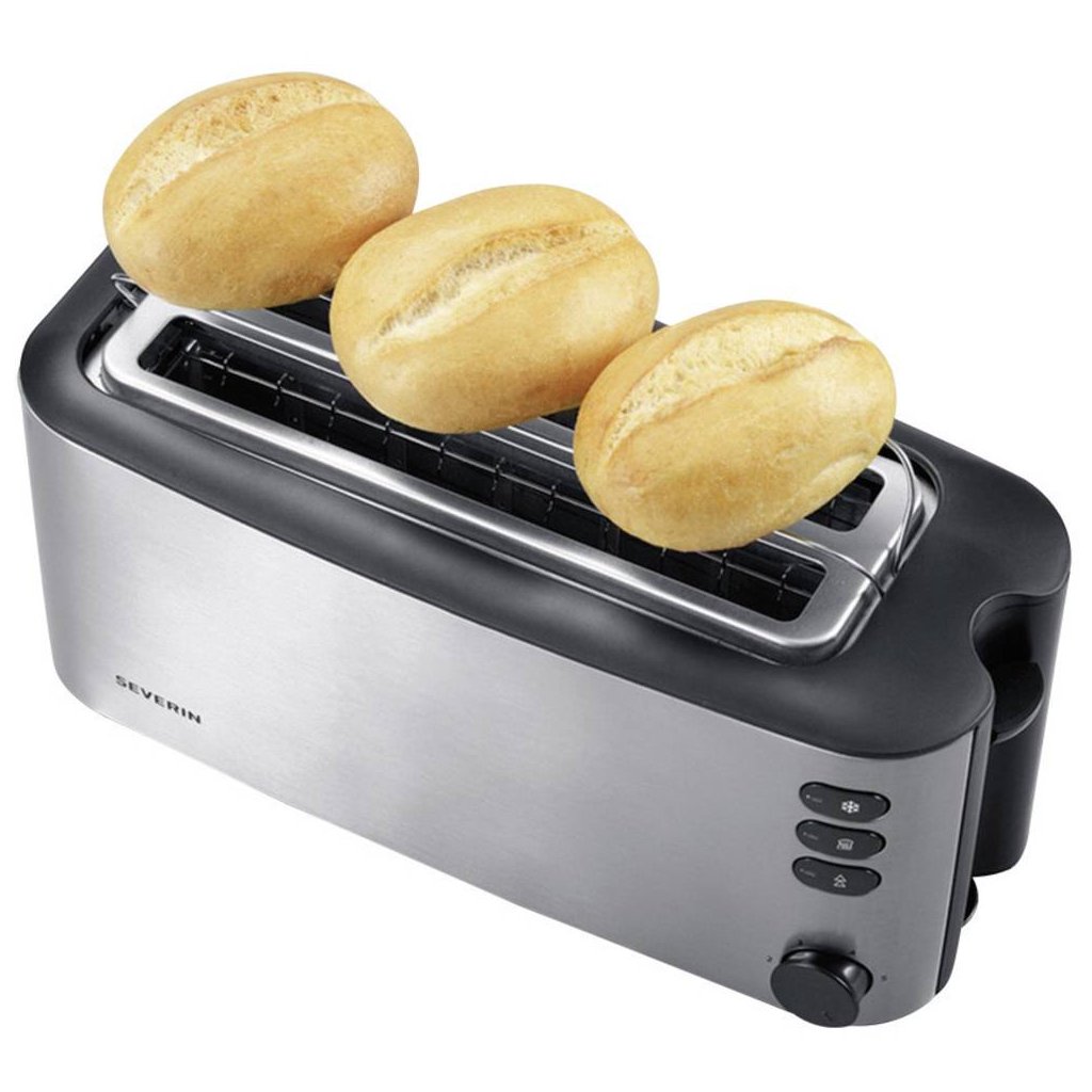 Toaster für zwei Scheiben AT 2509 Severin Silber