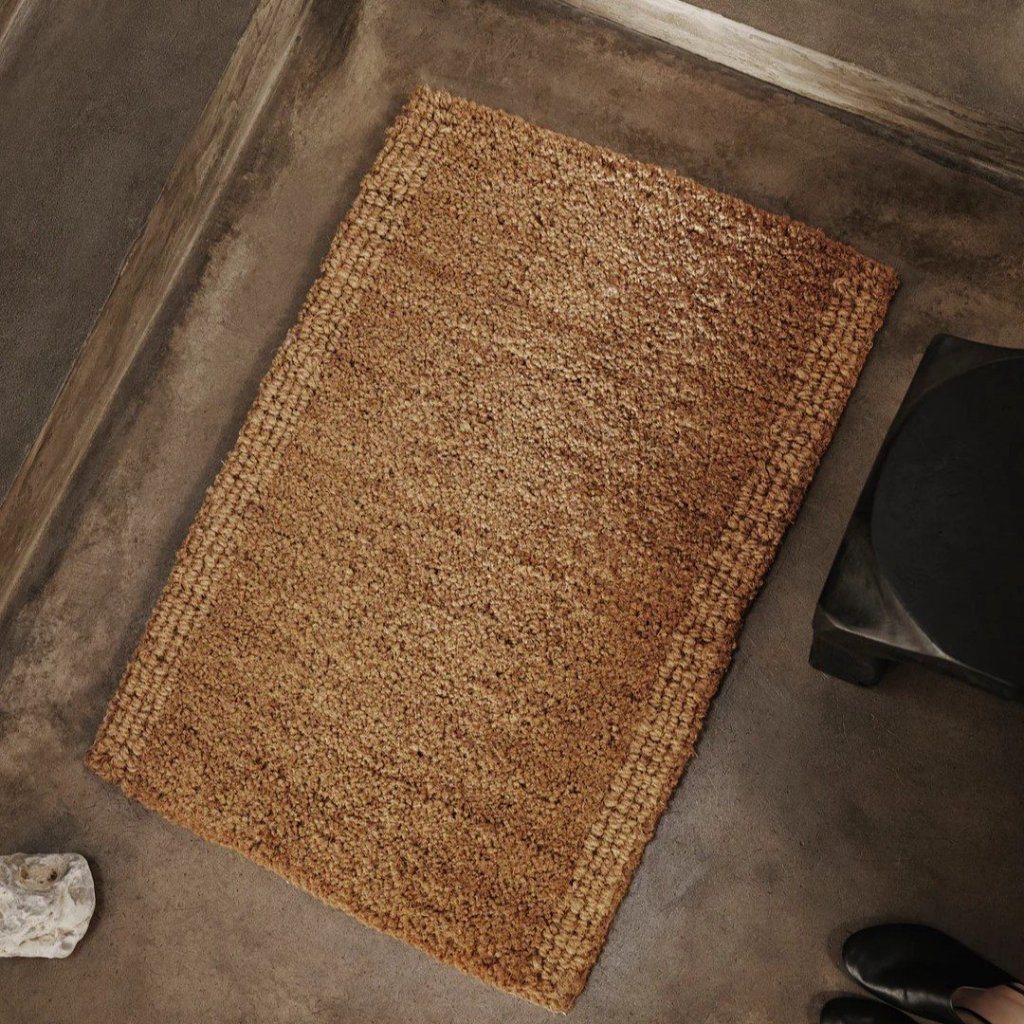 Fußmatte COIR 60 x 90 cm, natur, Kokosfaser, fest LIVING