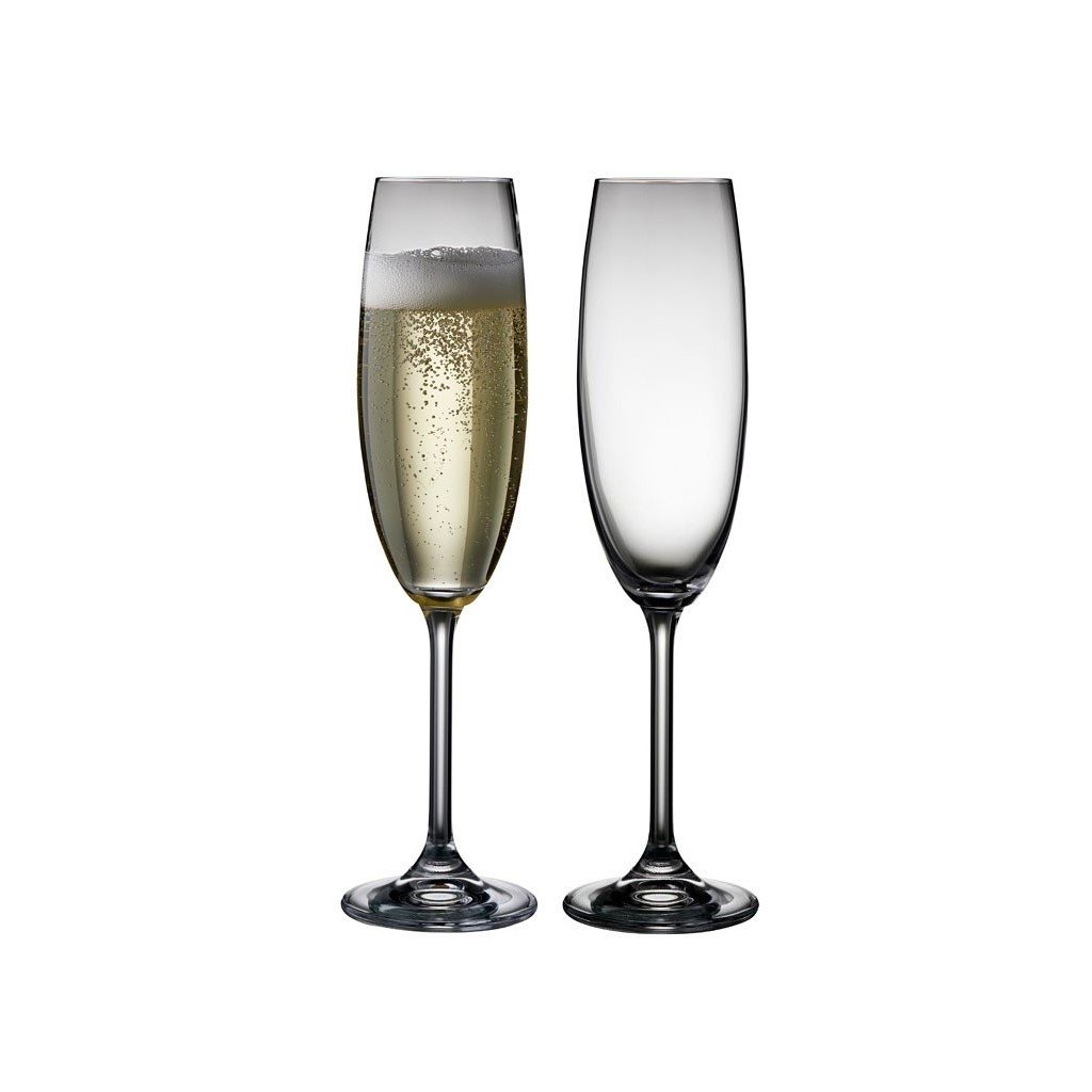 Champagnerglas 220 ml, 2er-Set, Bitz