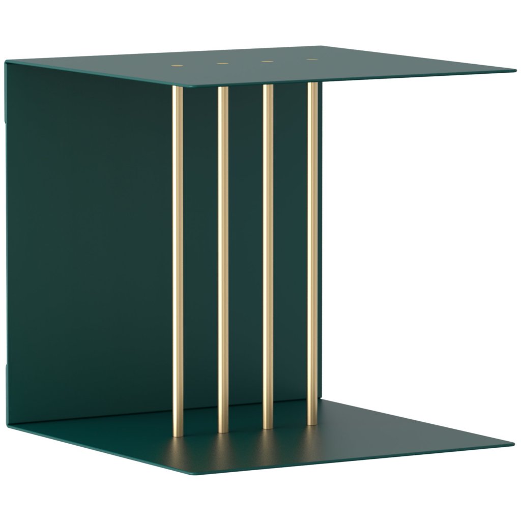 Regal TEASER 30 x 30 cm, grün, aluminium, Umage