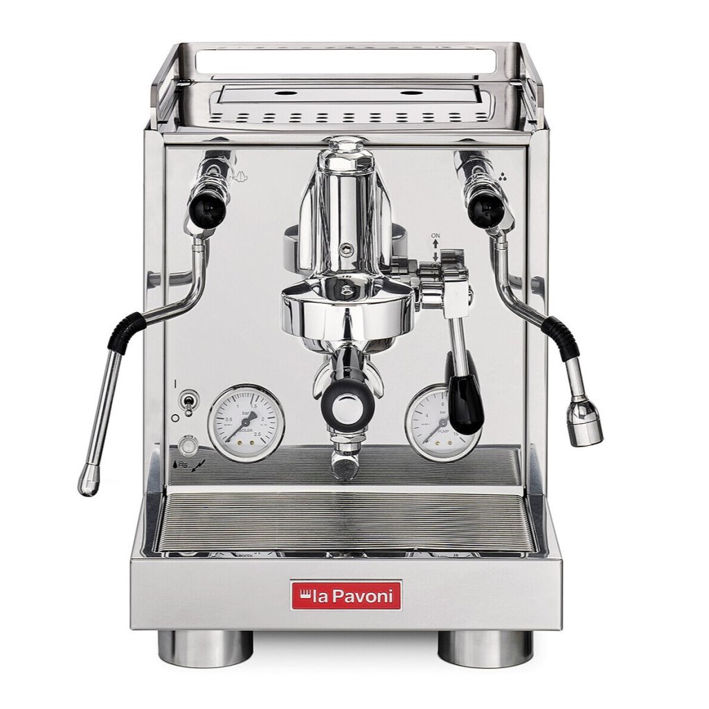 216089 1 pakovy kavovar cellini evoluzione poloprofesionalni stribrna la pavoni