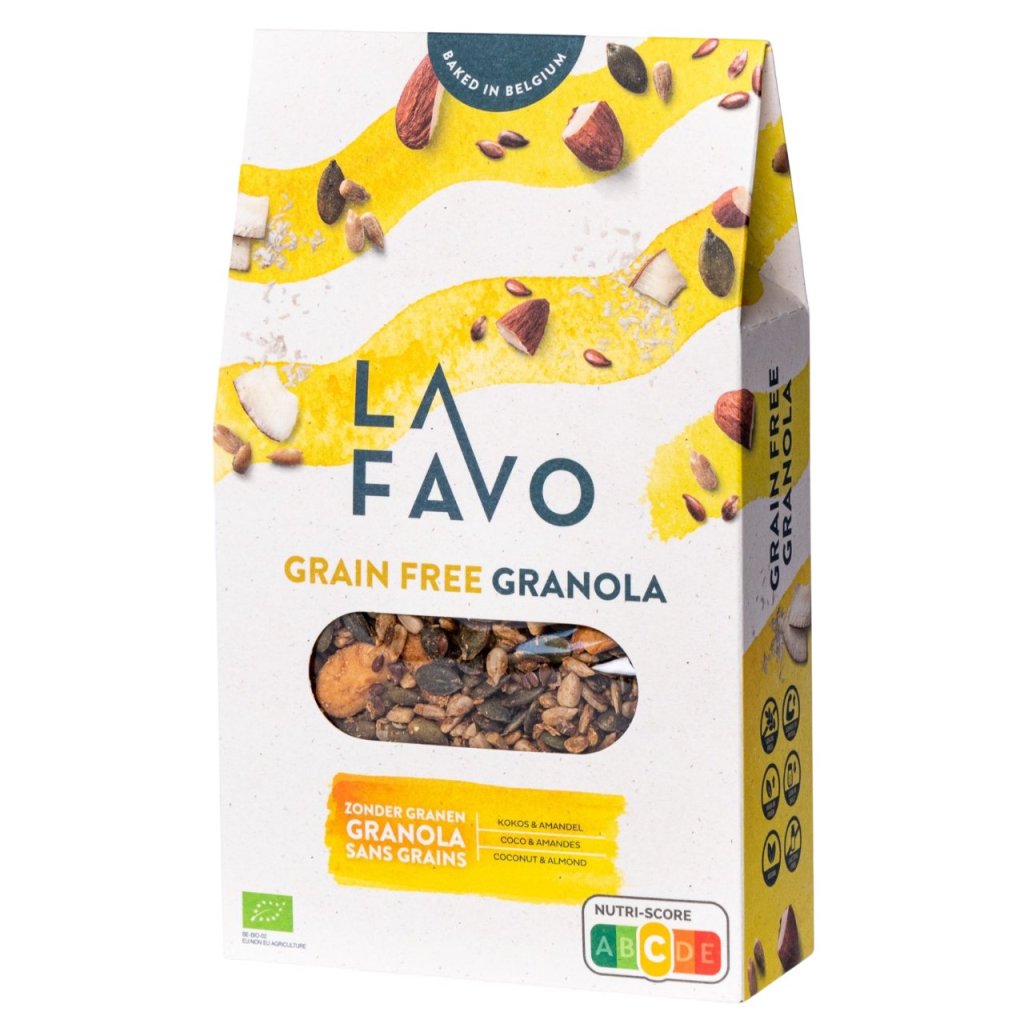 Granola 300 g, ohne Getreide, Kokos und Mandel, LA FAVO