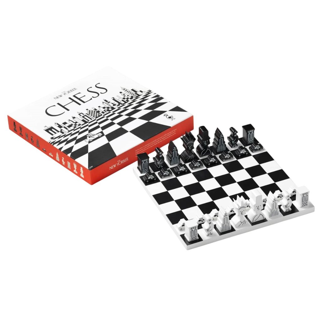Schach THE NEW YORKER, schwarz / weiß, Printworks