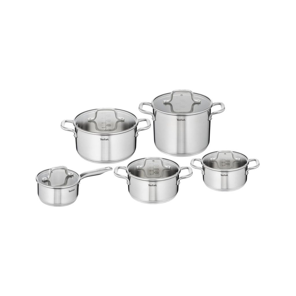 Topfset VIRTUOSO, 10-teilig, Edelstahl, Tefal