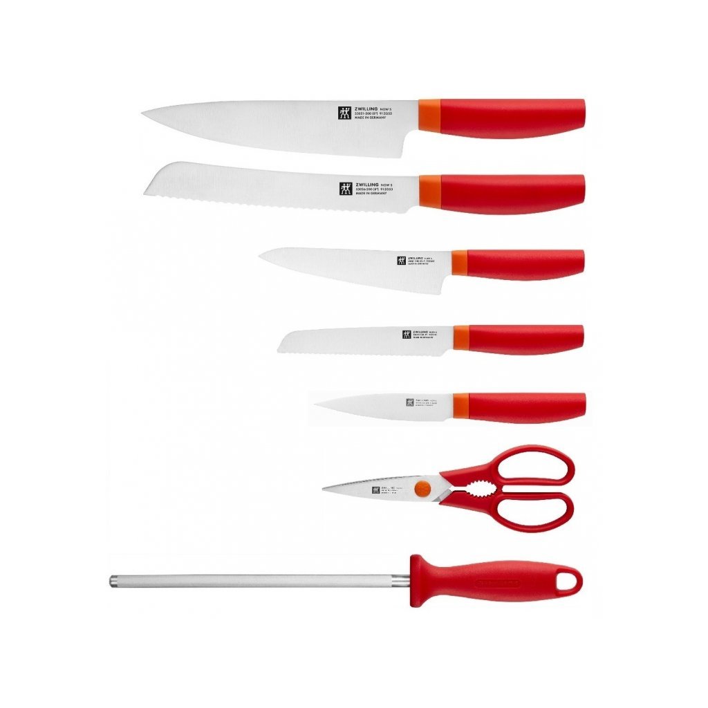 Messerblock Set NOW, 7-teilig, rot, Zwilling
