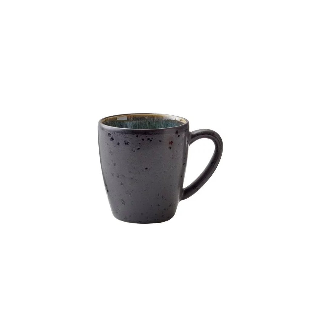 Tasse 190 ml, schwarz/grün, Bitz