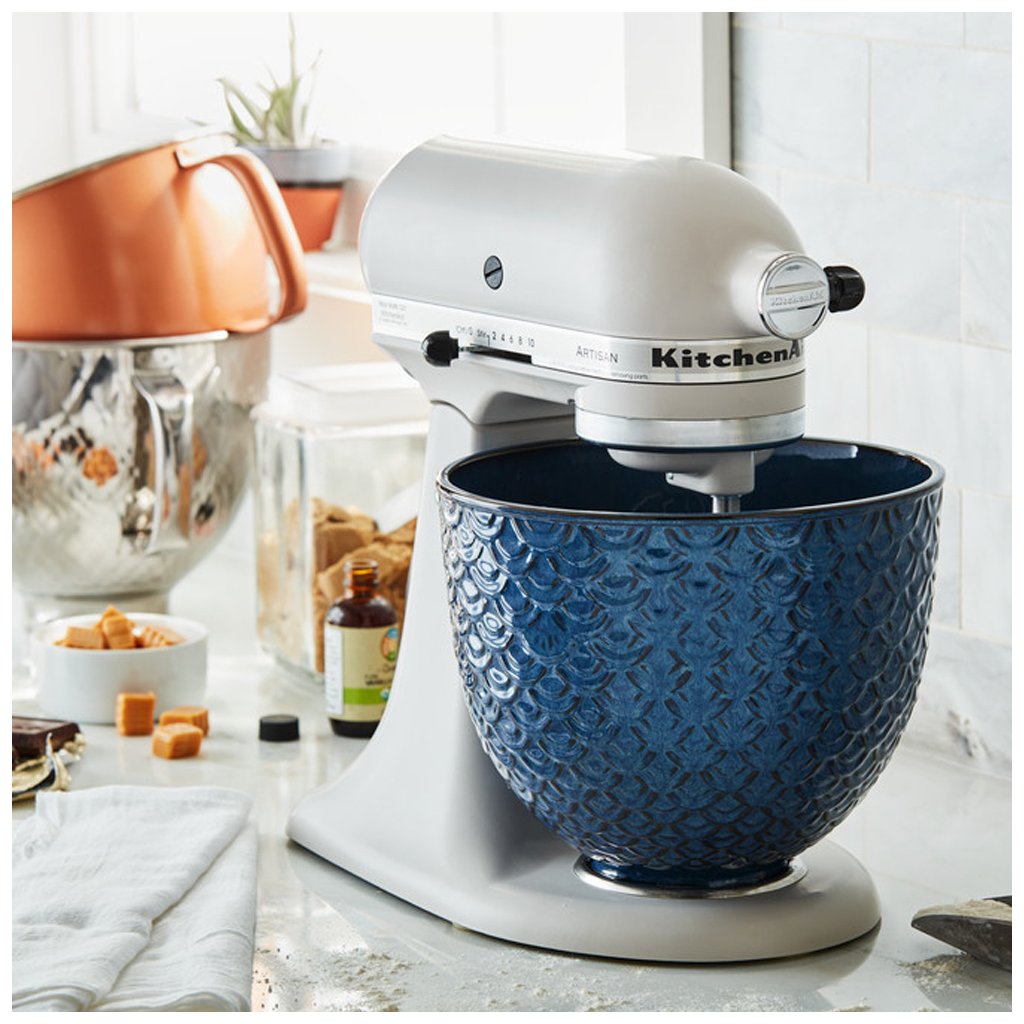Küchenmaschinen-Rührschüssel 4,83 l, dunkelblau, Keramik, KitchenAid
