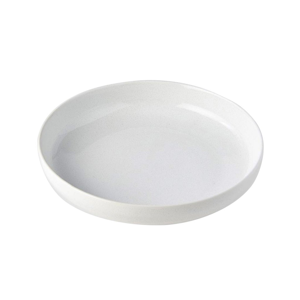 Teller mit hohem Rand Parchment white 20 cm MIJ