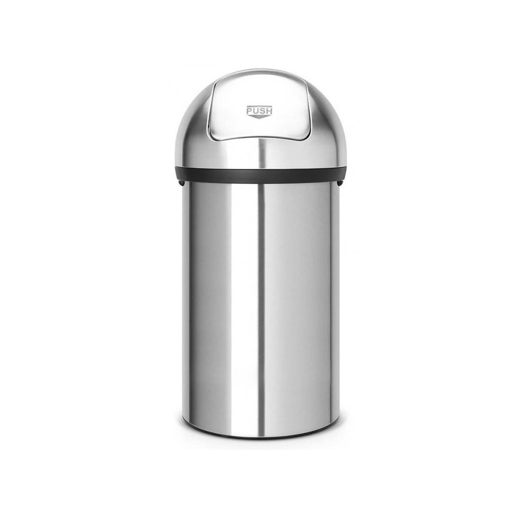 Mülleimer PUSH BIN 60 l, Stahl matt, Brabantia
