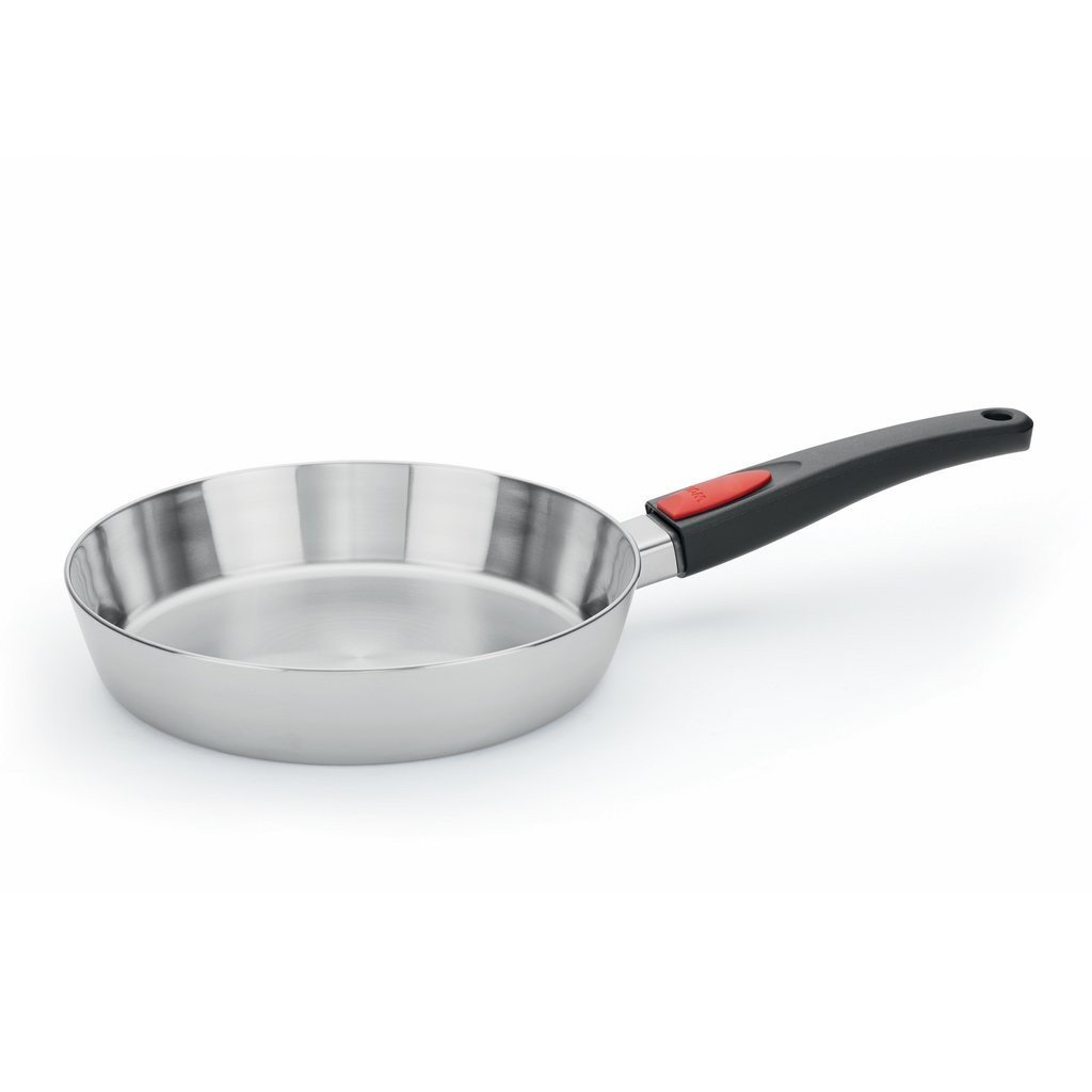Bratpfanne CONCEPT PRO 28 cm, für Induktion, abnehmbarer Griff, Edelstahl, WOLL
