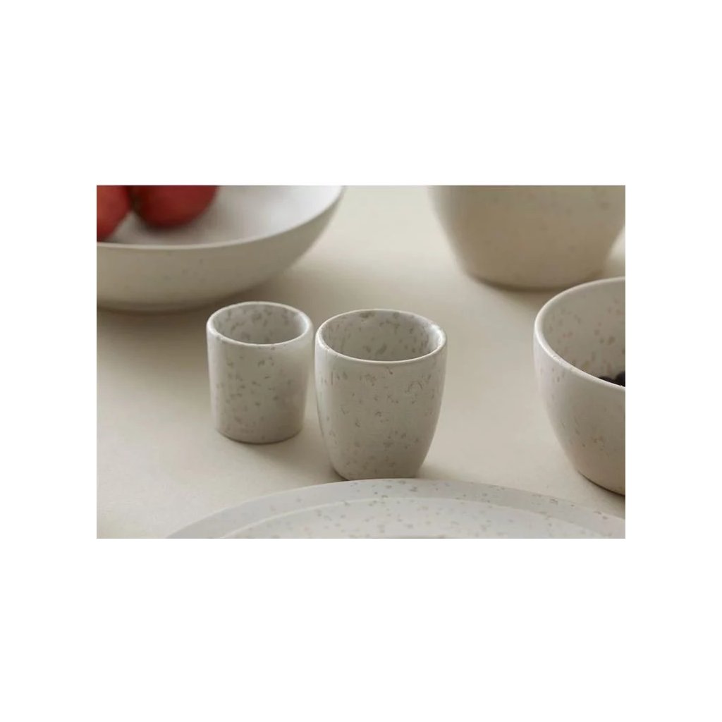 Eierbecher, Creme matt, Bitz