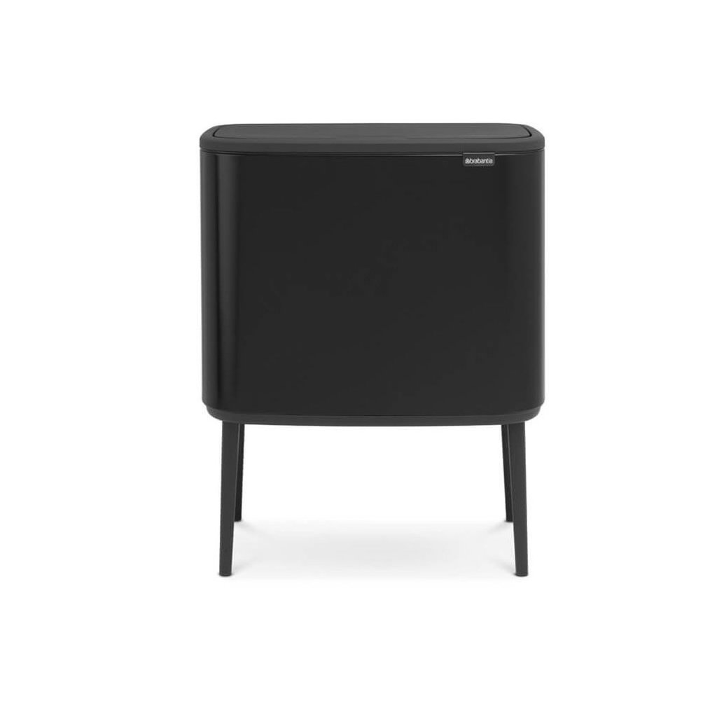 Touch Mülleimer BO 11 + 23 l, mattschwarz, Brabantia