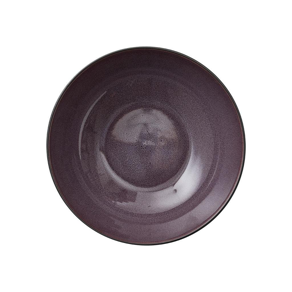 Salatschale 30 cm, schwarz/lila, Bitz