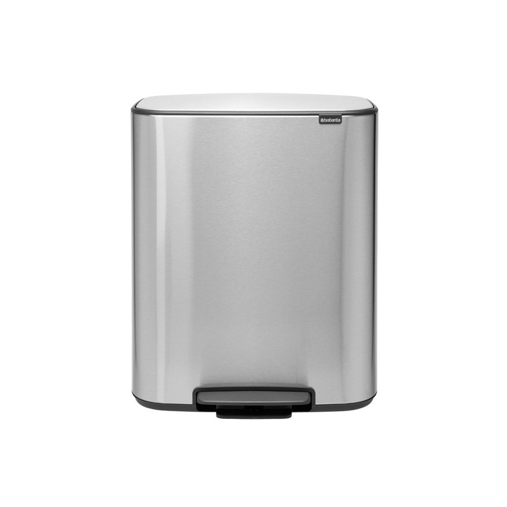 Treteimer BO 60 l, Stahl matt, Brabantia