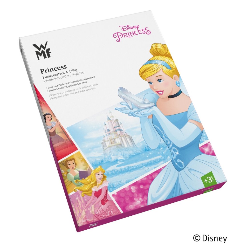 Kinder Besteckset DISNEY PRINCESS, 4-teilig, WMF
