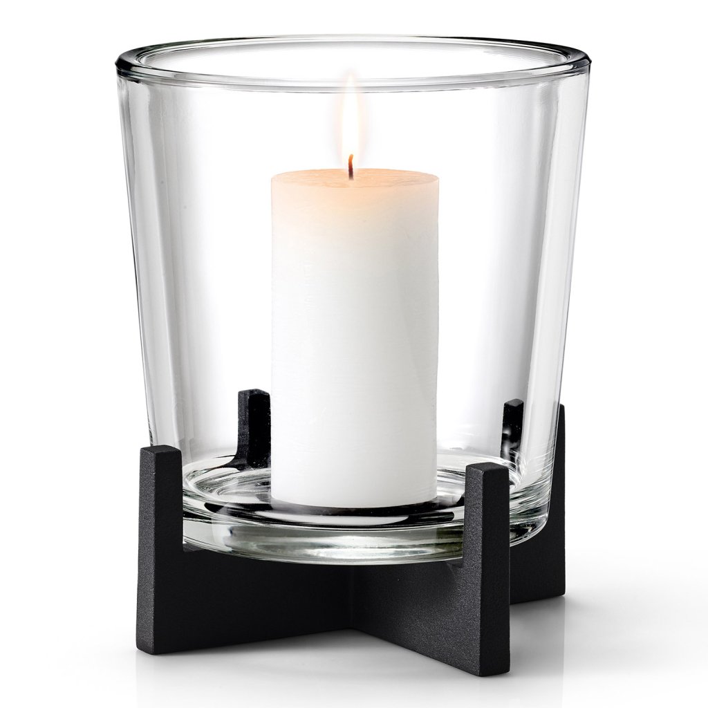 Windlicht Kerzenhalter NERO 23 cm, Blomus