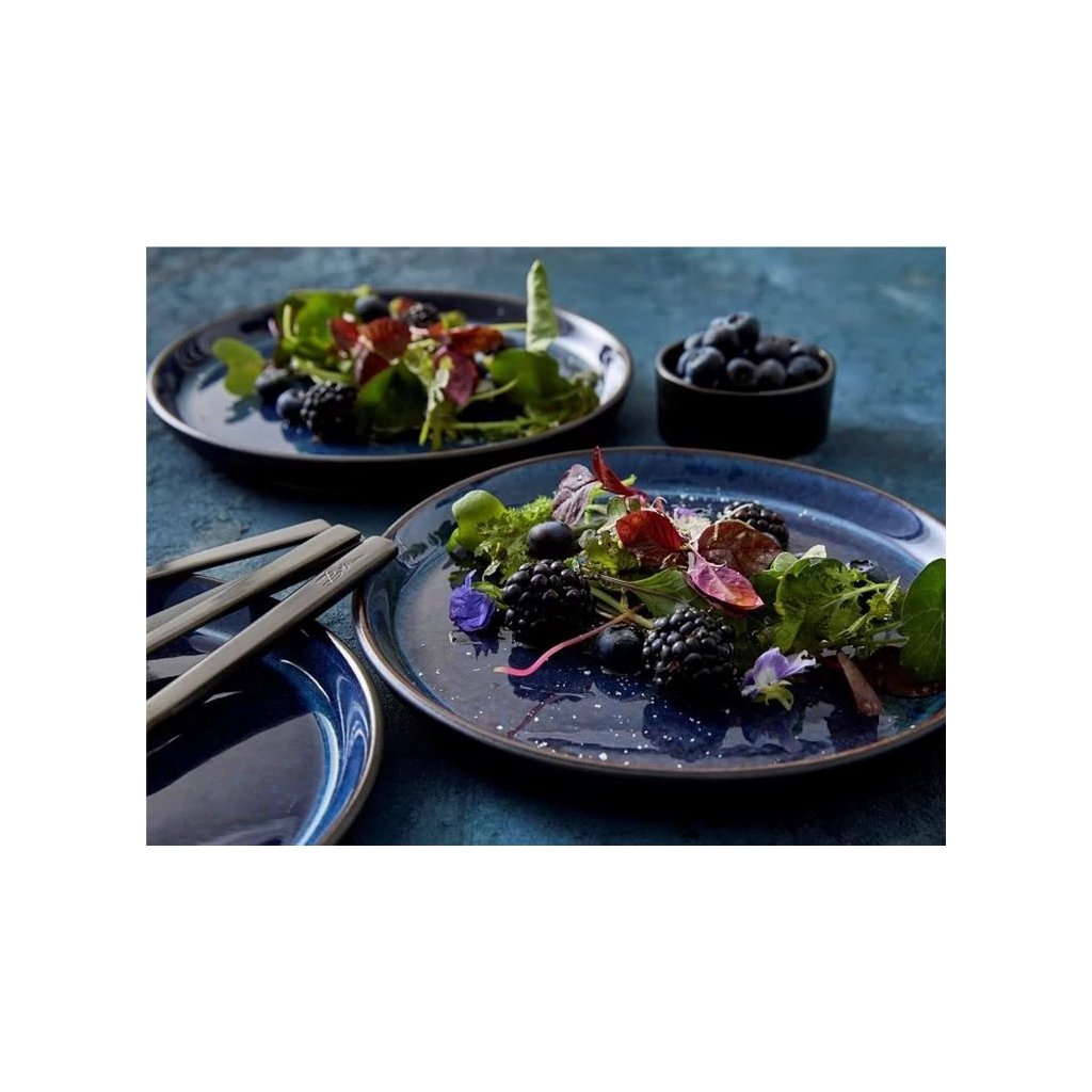 Dessertteller GASTRO 21 cm, schwarz/dunkelblau, Bitz