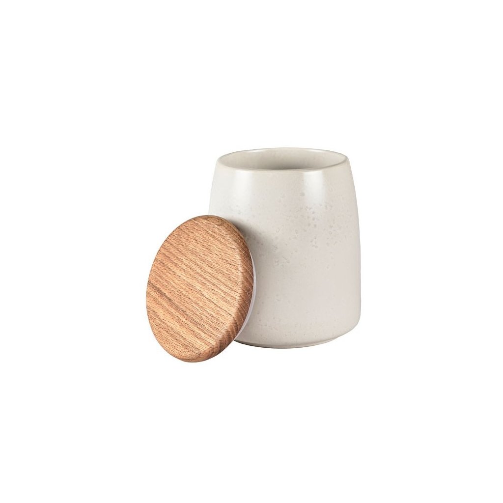Vorratsdose 1,4 l, 16,5 cm, Creme matt, Bitz