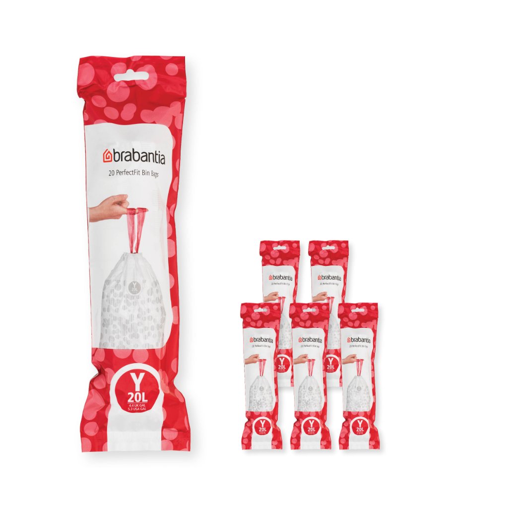 Müllbeutel Y PERFECTFIT 20 l, 120 Stück, Brabantia