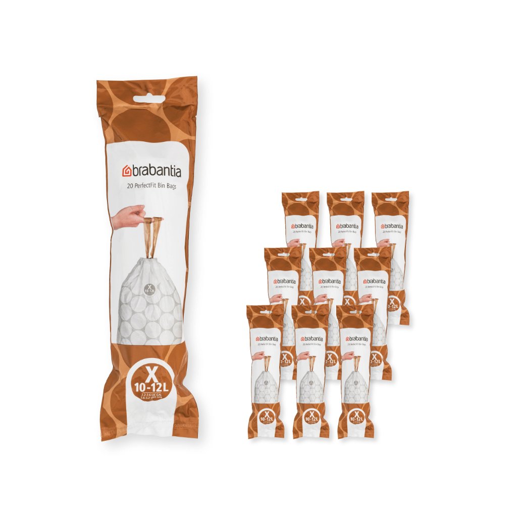 Müllbeutel X PERFECTFIT 10-12 l, 200 Stück, Brabantia